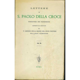 Lettere di S. Paolo della croce. Vol. III