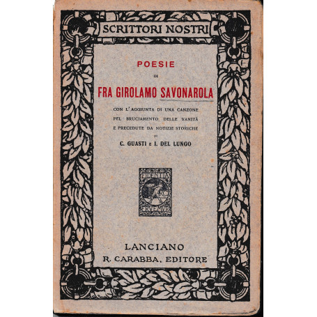 Poesie di Fra Girolamo Savonarola