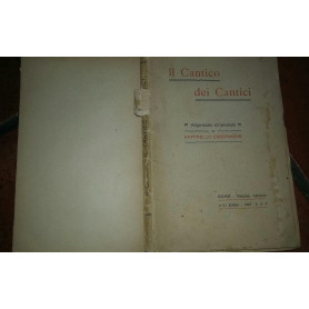 Il Cantico dei Cantici volgarizzato ed annotato da Raffaello CardamoneLibrisaggi
