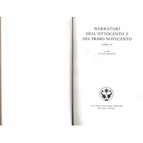 La letteratura italiana. Storia e testi. Narratori dell'Ottocento e del primo Novecento