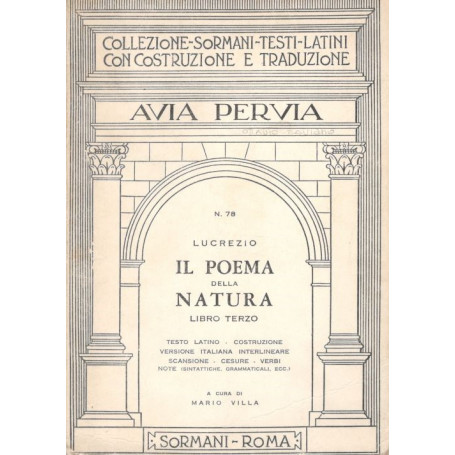 Il poema della natura  libro terzo
