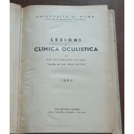 LEZIONI DI CLINICA OCULISTICA