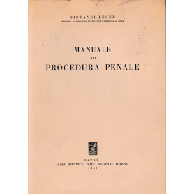 Manuale di procedura penaleLibrisaggi