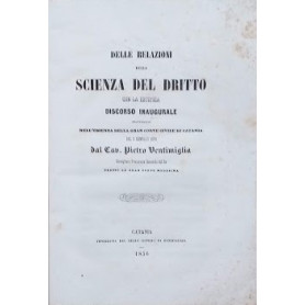 Delle relazioni della Scienza del Diritto con la Estetica.