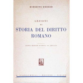 Lezioni di Storia del Diritto Romano