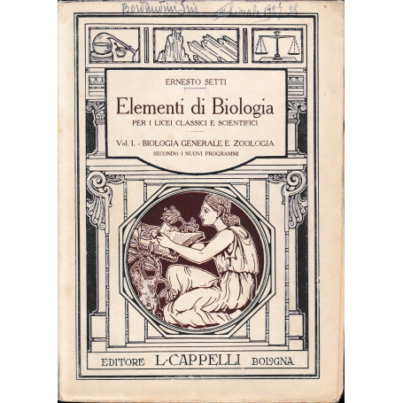Elementi di Biologia  volume 1° - Biologia generale e Zoologia