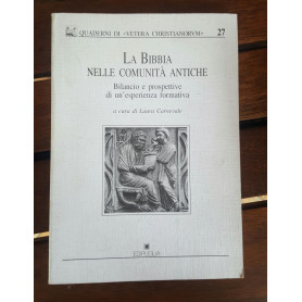 La Bibbia nelle comunita' antiche