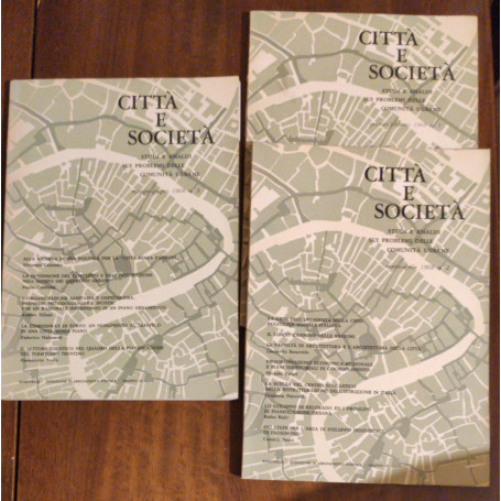 CITTA E SOCIETA STUDI E ANALISI SUI PROBLEMI DELLE COMUNITA URBANE N1N2N3