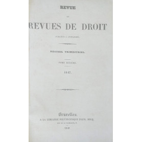 Revu des revues publiées à  l'étranger. Recueil Trimestriel. Tome X