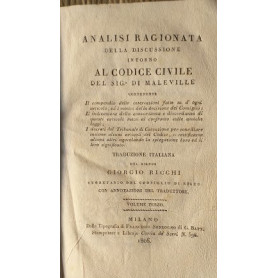 Analisi ragionata della discussione intorno al Codice Civile. Vol. III