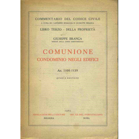 Comunione condominio negli edifici