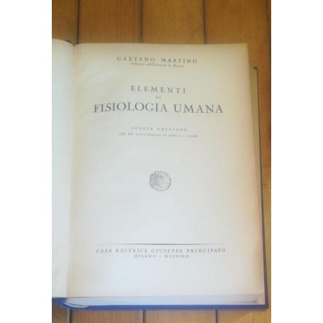 ELEMENTI DI FISILOLOGIA UMANA