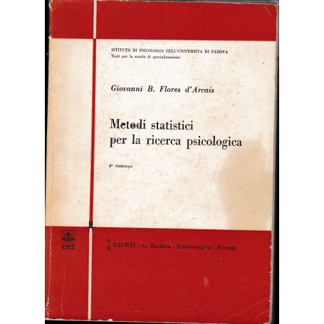 Metodi statistici per la ricerca psicologica