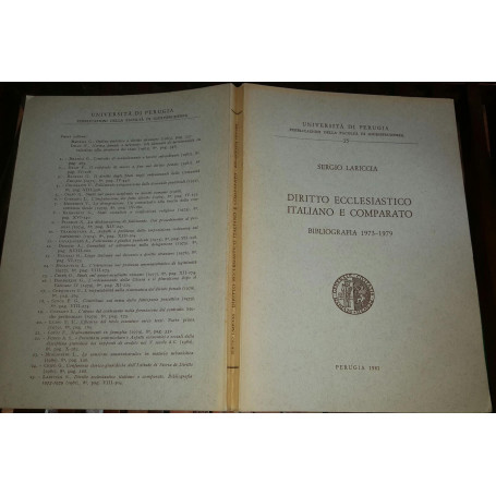 Diritto ecclesiastico italiano e comparato. Bibliografia 1973-1979