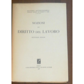 NOZIONI DI DIRITTO DEL LAVORO