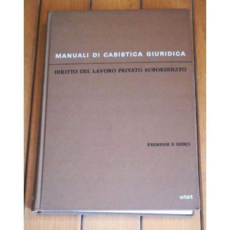 DIRITTO DEL LAVORO PRIVATO SUBORDINATO