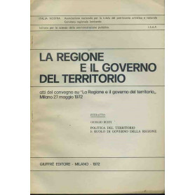 La regione e il governo del territorio. Estratto