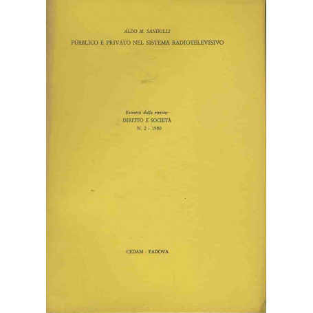 Pubblico e privato nel sistema radiotelevisivo. Estratto
