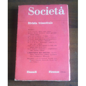 SOCIETA RIVISTA TRIMESTRALE