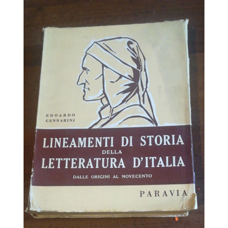 LINEAMENTI DI STORIA DELLA LETTERATURA D'ITALIA