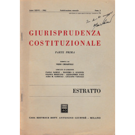 Giurisprudenza Costituzionale