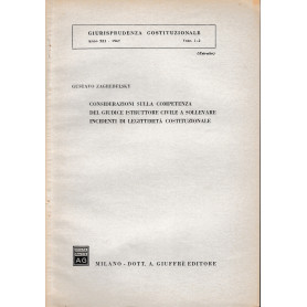 Giurisprudenza Costituzionale. Anno XII - 1967 - Fasc. 1-2 (estratto)