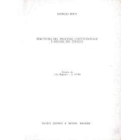 Struttura del processo costituzionale e regime dei termini. Estratto da: "Le Regioni" - n. 5/1981