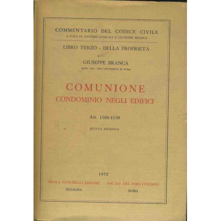 Comunione condominio negli edifici