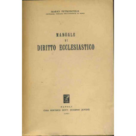 Manuale di diritto ecclesiasticoLibrisaggi