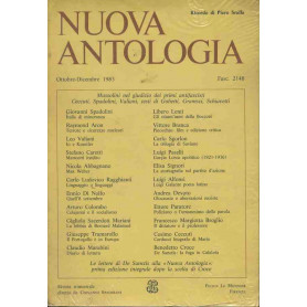 Nuova antologia. Ottobre- dicembre 1983