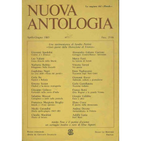 Nuova antologia. Aprile - Giugno 1983