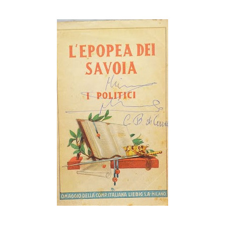 Serie "L'epopea dei Savoia": i politici. N. 4