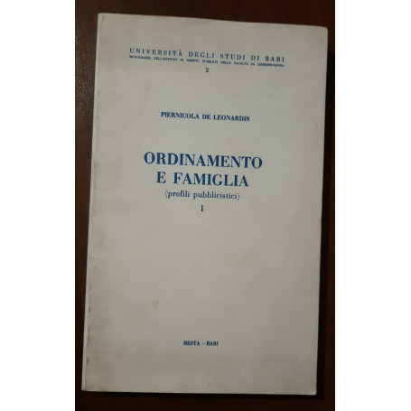 Ordinatamento e famiglia