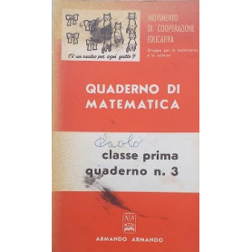 Quaderno di matematica. Classe prima  quaderno n. 3Librisaggi