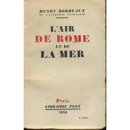 L'air de Rome et de la mer