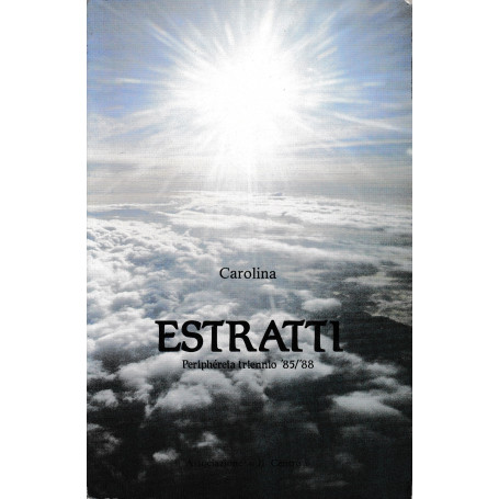 Estratti. Periphérela triennio '85/'88. Vol. 1°