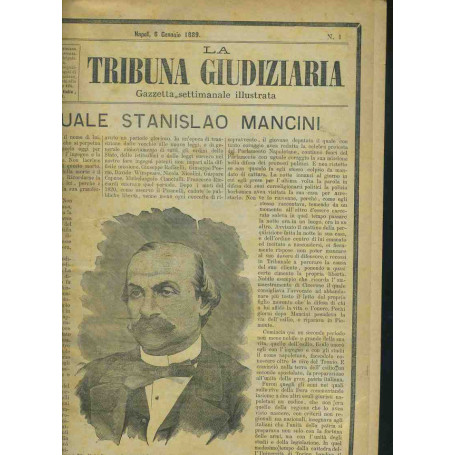 La tribuna giudiziaria. Gazzetta settimanale illustrata. Contenente l'annata completa 1889 e 1890