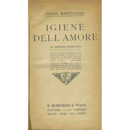 Igiene dell'amore