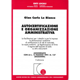 Autocertificazione e organizzazione amministrativa