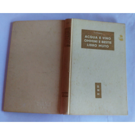 Acqua e vino ommini e bestie Libro Muto