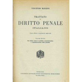 Trattato di diritto penale italiano. Volume 5