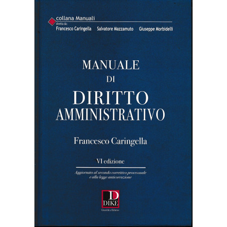 Manuale di diritto amministrativo