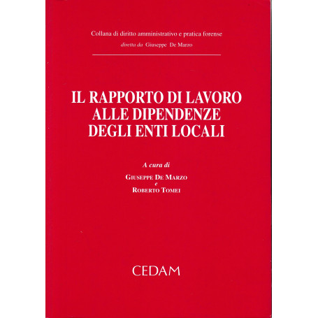 Il rapporto di lavoro alle dipendenze degli enti locali