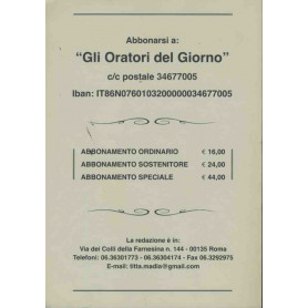 Gli oratori del giorno. La legge è uguale per tutti. Relazione di uno zoologo alieno di ritorno dalla terra. Anno LXXXVI. N. 5