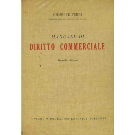 Manuale di diritto commerciale