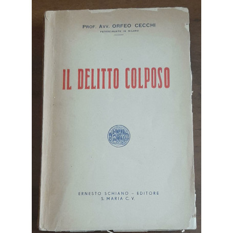 Il delitto colposo