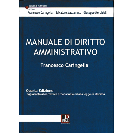 Manuale di diritto amministrativo